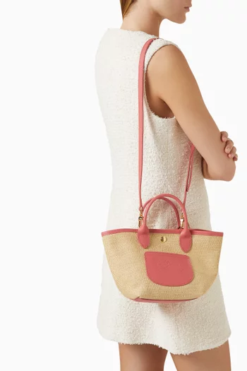 XS Le Pliage Collection Basket Bag in Canvas