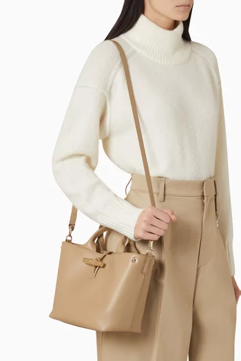 Small Le Roseau Tote Bag in Leather