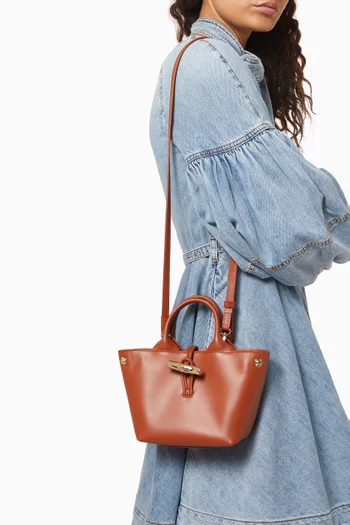 XS Le Roseau Tote Bag in Calfskin Leather