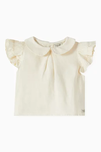 بلوزة ميمي كتان 