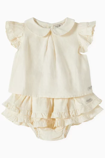Vaibi Skort in Linen