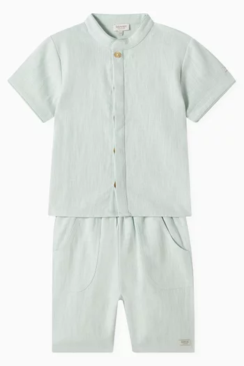 Loanni Shorts in Linen