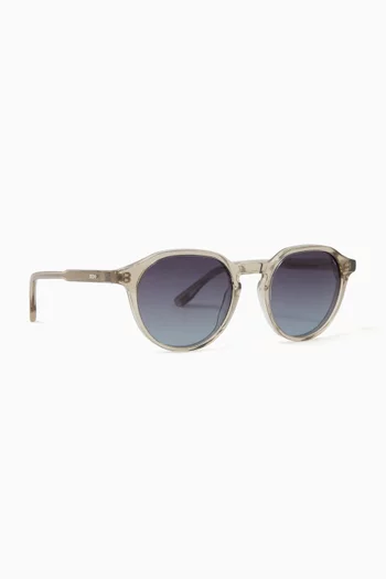 Nigel Round Sunglasses in Acetate