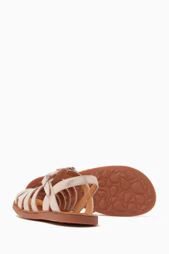 صندل بلاجيت جلد لامع