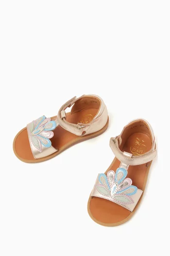 صندل بوبي فاير جلد لامع