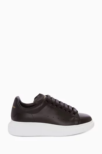 Oversized Sneakers in Calf Leather