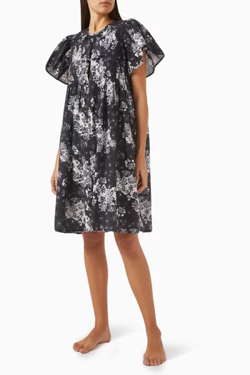 Pleated Nightie in Organic Cotton
