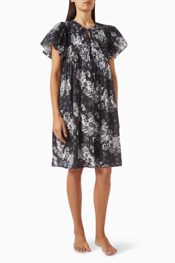 Pleated Nightie in Organic Cotton