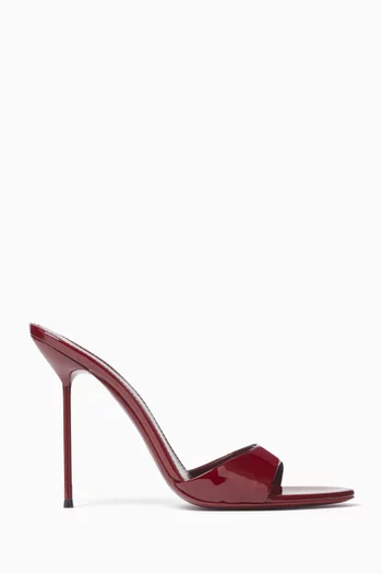Lidia 105 Mule Sandals in Patent Leather