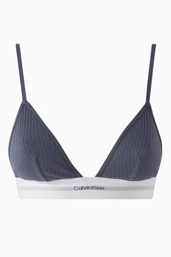 حمالة صدر بتصميم مثلث قطن ومودال مضلع