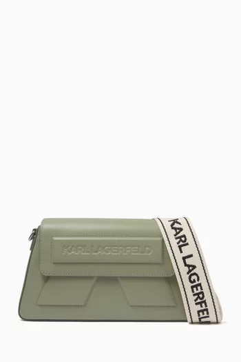 IKON/K Crossbody Bag in Leather