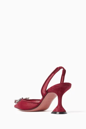 Begum 70 Slingback Pumps in Mesh