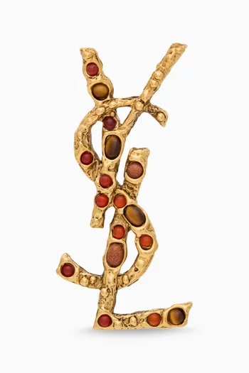Cassandre Brooch in Brass