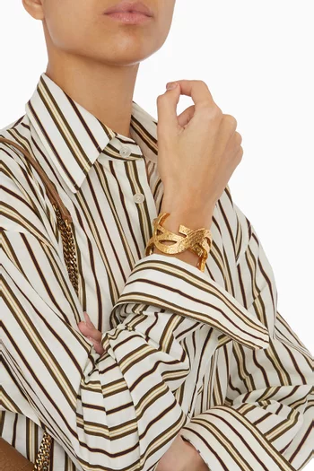 Cassandre Cuff in Brass