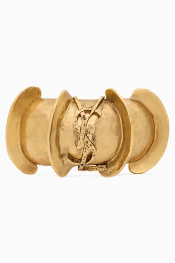Cassandre Caterpillar Cuff in Brass