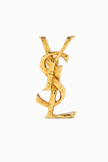 Cassandre Single Clip Earring in Gold-tone Brass