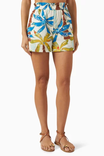 Palm Elissa Shorts in Cotton & Linen