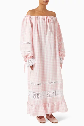 Romantica Lounge Dress in Linen
