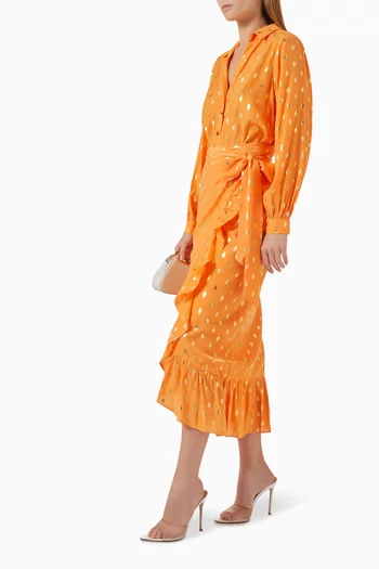 Miley Foil Shirt in Viscose
