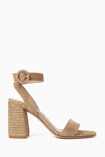 Luana 85 Sandals in Suede