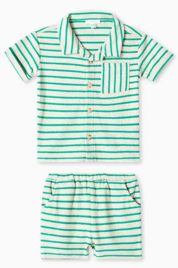 3-piece Gift Set in Waffle-knit