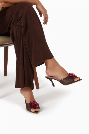 Cyd 70 Sandals in Raffia & Nappa