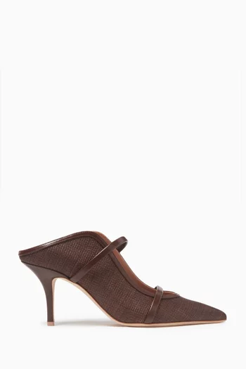Maureen 70 Mules in Raffia