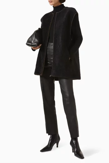 Nia Jacket in Lambskin Shearling