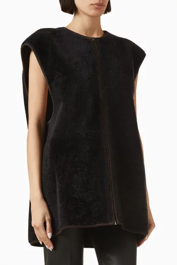 Nia Jacket in Lambskin Shearling