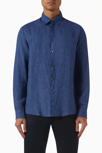 Long-sleeve Shirt in Linen