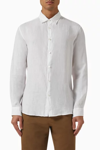 Long-sleeve Shirt in Linen