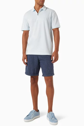 Ron Sun Shorts in Linen & Cotton