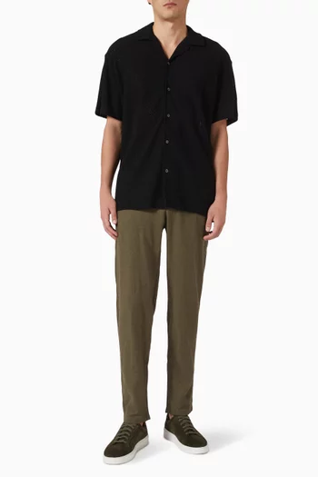Relaxed-fit Shirt in Jacquard-knit