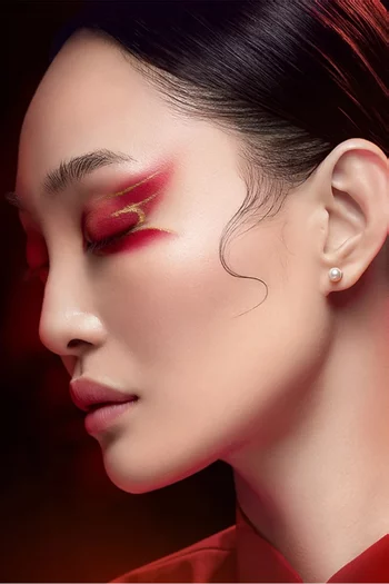 01 Gold Brown Floral Engraving Phoenix Makeup Palette