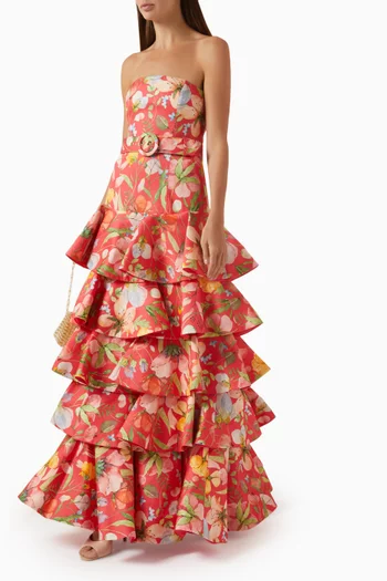 Pippa Ruffled Maxi Dress