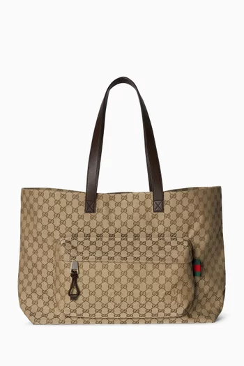 Large GG Tote Bag in Canvas