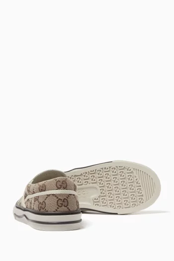 Slip-on Sneakers in GG Canvas