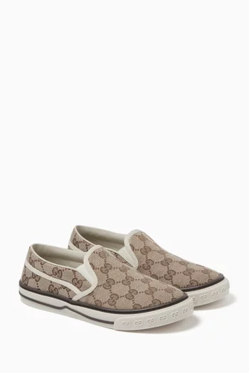 Slip-on Sneakers in GG Canvas