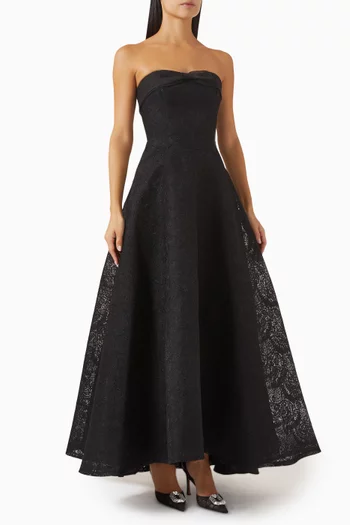 Strapless Gown in Lace