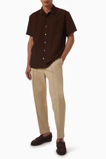 Roy Shirt in Linen-blend