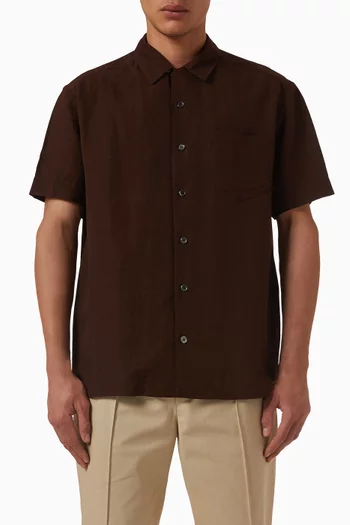Roy Shirt in Linen-blend