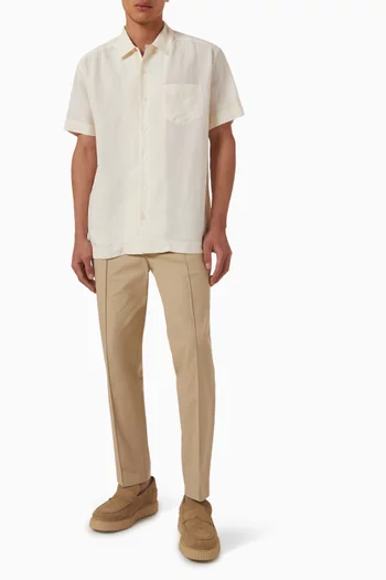 Roy Shirt in Linen-blend