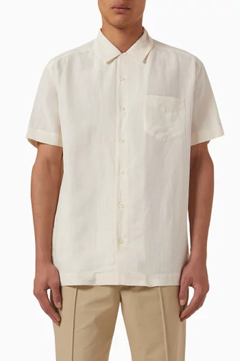 Roy Shirt in Linen-blend