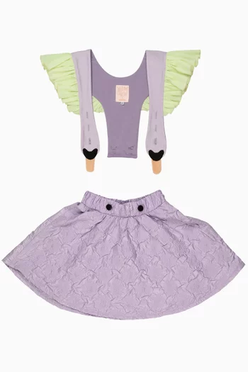 Bird Girl Frill Dress