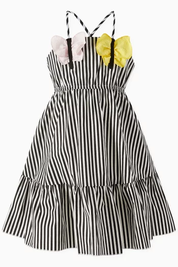 Lola Butterfly Striped Dress