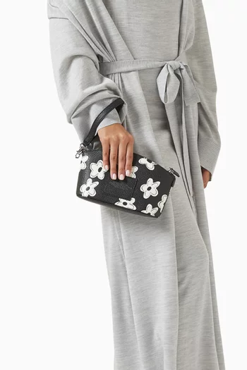 The Daisy Beauty Bag in Leather