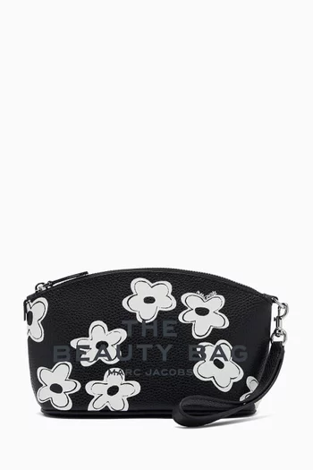 The Daisy Beauty Bag in Leather