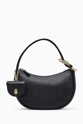 The Dual Hobo Bag in Pebble Leather