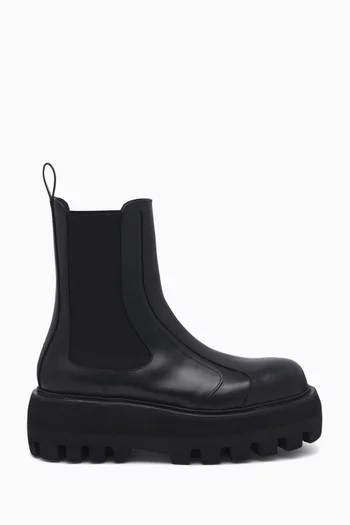 Sofa Chelsea Boots in Smooth Leather