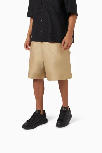 Oversized Sneakers in Calf Leather